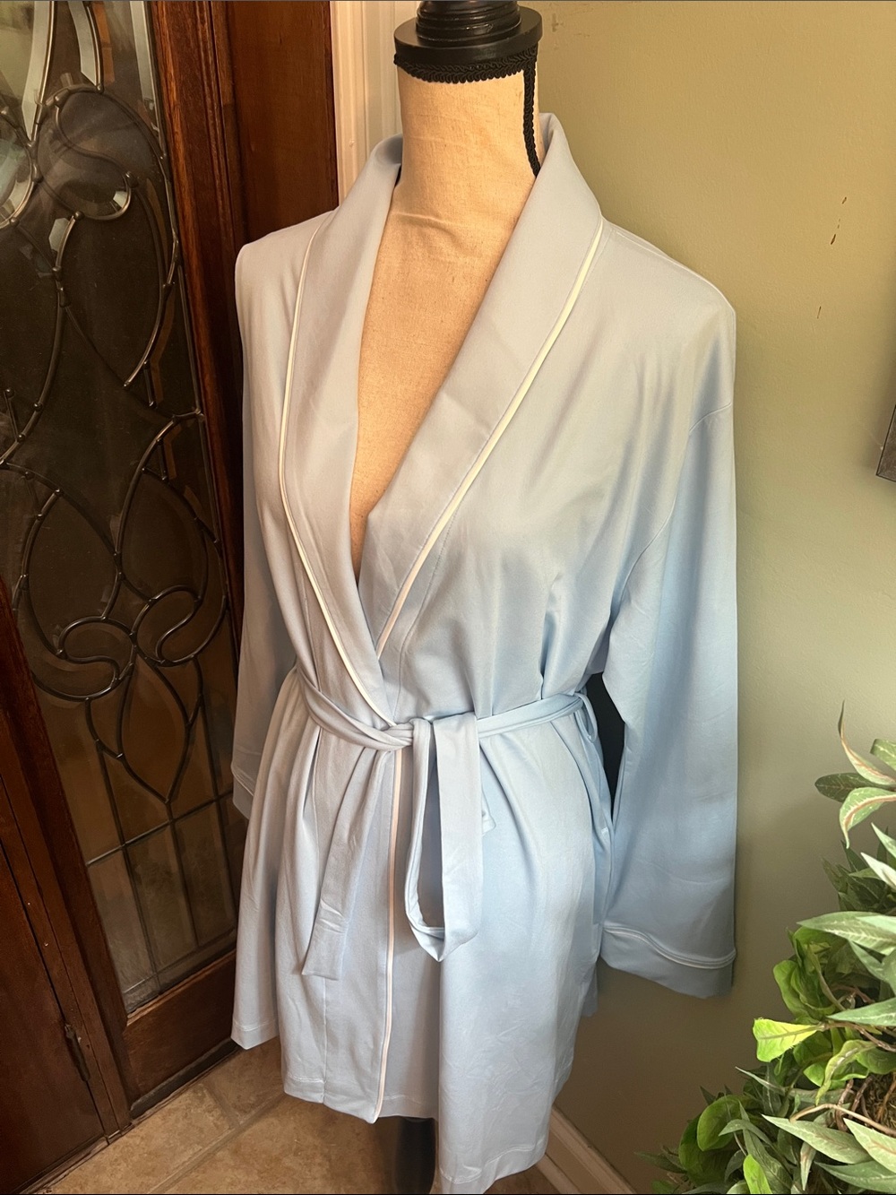 Fabletics Cloud Jersey Sleep Robe - Picture 7 of 15